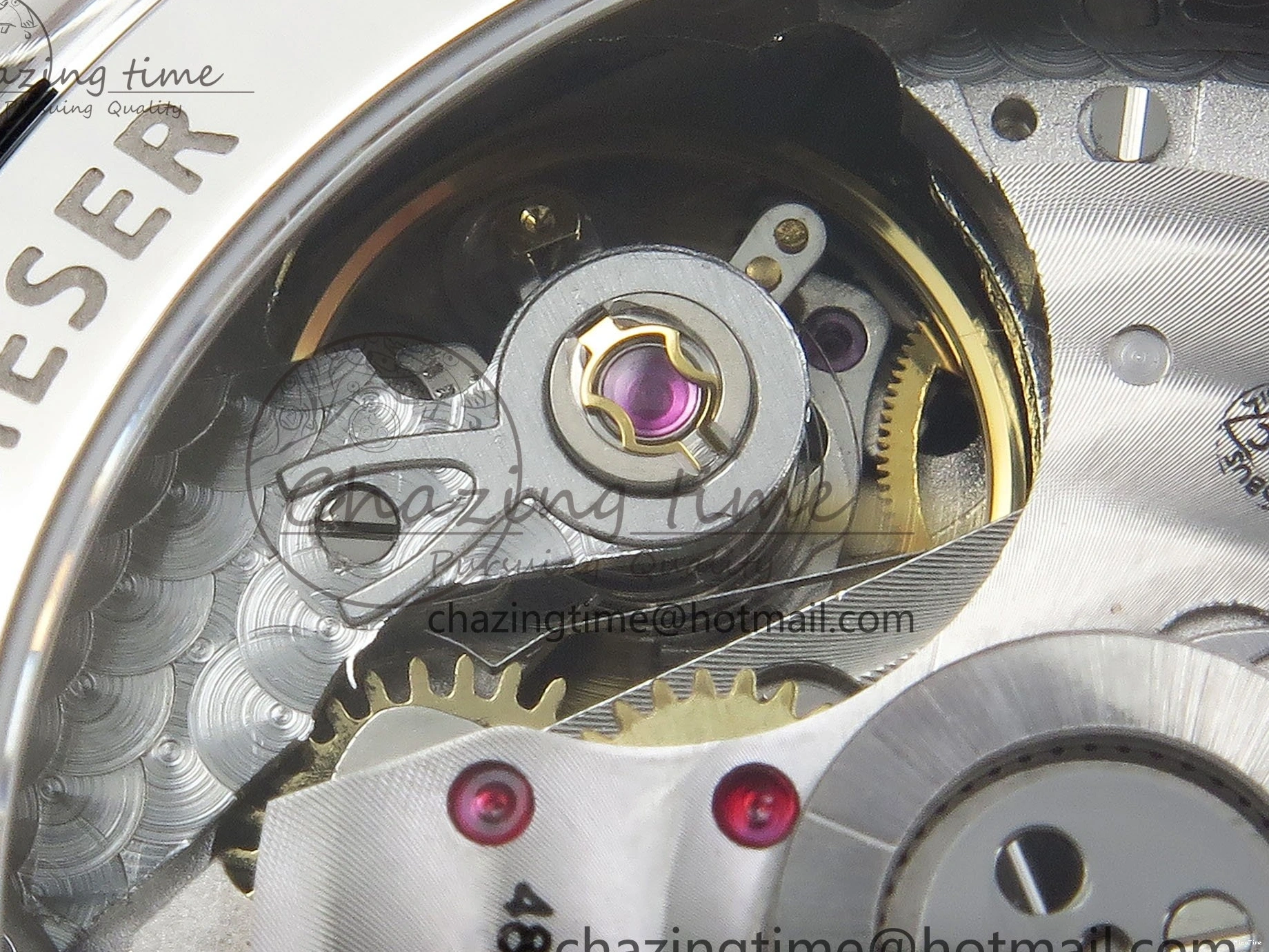 MIROTIME 0412 Casual Portuguese Chrono IW3716 Z+F 1:1 Best Edition White Dial on Blue Rubber Strap A 7016